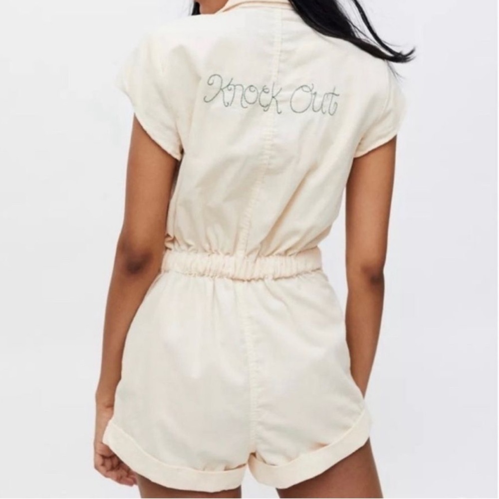 Urban Outfitters Quinn Shortie Knock Out Corduroy Romper - Picture 10 of 10